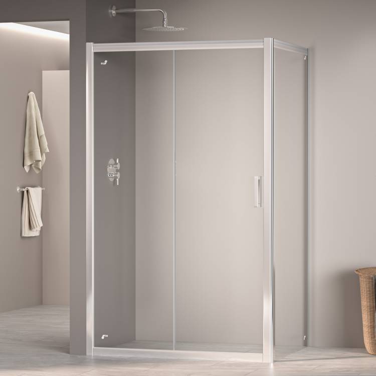 Душевой уголок RGW Passage PA-045 350804528-11 профиль хром, стекло прозрачное, 120x80x195