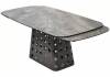 Стол Woodville Magnus 586297 итальянская керамика KL-80 серый мрамор/темно-серый 180(260)x100x76 фото 4