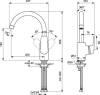 Комплект Мойка кухонная Seaman Eco Roma SMR-5444A + Смеситель Ideal Standard Ceraflex B1727AA фото 5