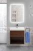 Тумба под раковину Belbagno Neon NEON-600-1C-SO-RS 57.2x34.6x55 Rovere Scuro подвесная с одним выкатным ящиком, с доводчиками фото 6