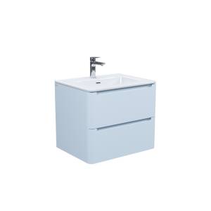 Тумба с раковиной Iddis Edifice 60 EDI60B0i95K подвесная, голубой