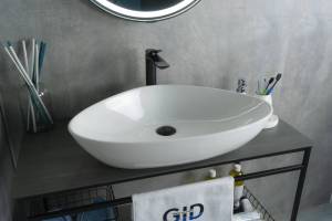 Раковина Gid Creativo N9062 51117 белая, 66.5x44x15