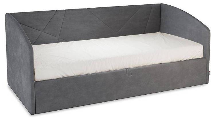 Кровать односпальная Mebelson Бест KM.S-15.2171, КМ.S-15.2171 графит