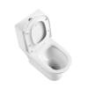 Унитаз-моноблок BelBagno Lounge BB8618CPR-MN/SC безободковый, с сиденьем микролифт, белый фото 3