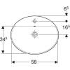 Раковина Geberit Variform 500.724.01.2 белый фото 3