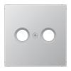 Накладка TV-FM розетки Jung LS 990 алюминий AL2990TV