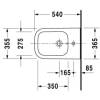 Биде подвесное Duravit Happy D.2 2258150000 фото 4
