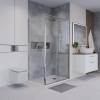 Душевой уголок Niagara Nova NG-64-13A-A90-34 профиль хром, стекло прозрачное, 130x90x195 фото 3
