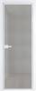 Межкомнатная дверь Profil Doors 1 AX цвет профиля Вайт, стекло безопасное 6 мм рэте 700x2000