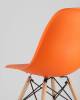 Стул Stool Group Eames Style DSW Y801-V SEAT orange DUAL оранжевый, разборный каркас фото 7