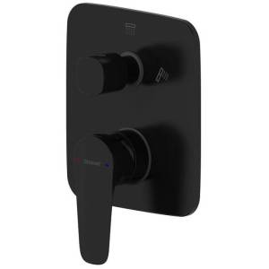 Смеситель для ванны Bravat Source PB8173218BW-2-ENG черный