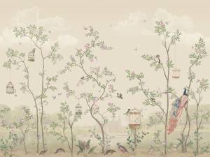 Фреска Ortograf Chinoiserie 33953 Park in bloom beige Сахара FS