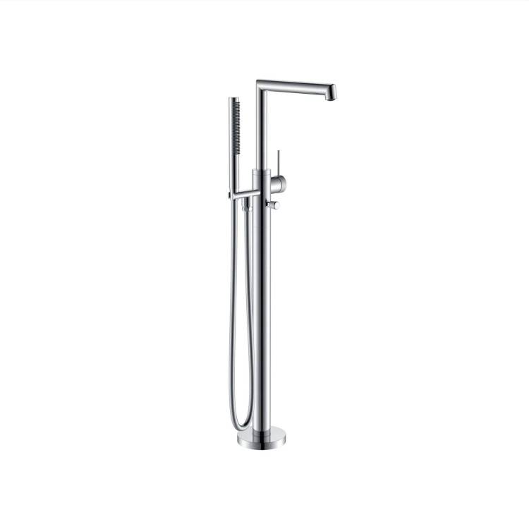 Смеситель для ванны Vincea Rim VTF-2RMCH напольный, хром