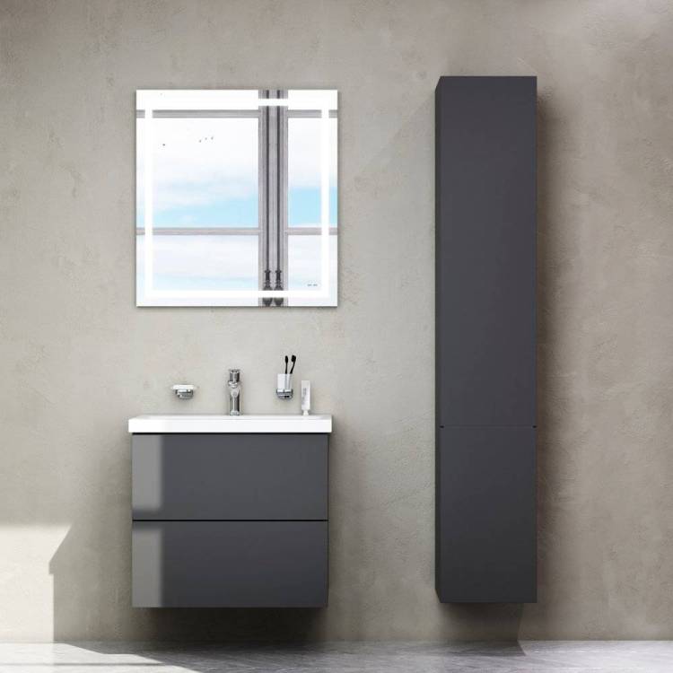Мебель для ванной AM.PM Gem 60 графит матовый, подвесная