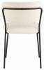 Стул Stool Group Кэрол FDC9003 DC2635-1A white букле белый, черные ножки фото 4