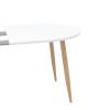 Стол обеденный Stool Group Берген DT-95-160 DUAL белый 160(220)x90x75 фото 7