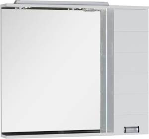 Зеркало Aquanet Сити 100 белый R