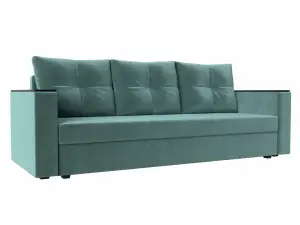 Диван прямой Лига Диванов Атланта Лайт 112636 Бирюзовый