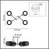Люстра на штанге Lumion Tunara 8247/4C фото 2