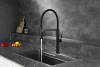 Смеситель для кухни AQUAme Cucina AQM9904MB с гибким изливом, черный матовый фото 2