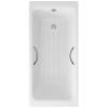 Чугунная ванна Delice Parallel DLR220506R-AS 180x80, с антискользящим покрытием, с ручками, без ножек фото 8