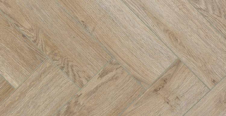 LVT Ламинат CronaFloor Herringbone 2.5/34 4V 07 Дуб Лилль 640x128