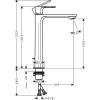 Смеситель для раковины Hansgrohe Rebris S 72580670 черный фото 2
