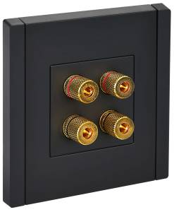 Акустическая розетка IEK Forte&Piano FP-S40-K02 черный