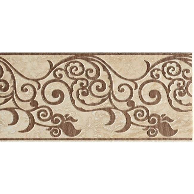 Бордюр Italgraniti Marmo D Wall DG06LI Digit Travertino Listello Tralcio 14x30.5