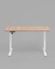 Стол с регулировкой высоты Stool Group Mction SG SNELCE2white 120wood K361PW DUAL светлое дерево фото 3
