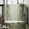 Шторка на ванну MaybahGlass MGV-63-6у стекло прозрачное, профиль черный, 1400x700