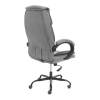 Кресло компьютерное Tetchair Oreon metalBL 25043 серый, велюр фото 3