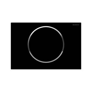 Кнопка смыва Geberit Sigma 10 115.758.KM.5 черная, хром