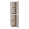 Шкаф-пенал Belbagno Kraft KRAFT-1600-2A-SC-RGB-R 33x30x160 Rovere Galifax Bianco подвесной правосторонний фото 3