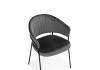 Стул на металлокаркасе Woodville Лео 672328 темно-серый (H-15) / черный фото 5