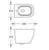 Унитаз подвесной Cerutti Spa Sella Aria Tornado MMW CT9532, с микролифтом фото 5