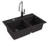 Мойка кухонная Alveus Granital Atrox 50 1132002 Carbon - G91 с сифоном, 79x50 фото 2