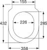 Крышка-сиденье Villeroy&Boch Omnia Architectura 9M70S101 альпийский белый, с микролифтом, петли хром фото 5