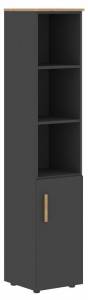 Шкаф комбинированный Skyland Forta 00-07090373 Графит Черный