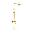 Душевая стойка Timo Saona SX-2380/20 с термостатом, золото шлифованное