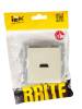 Розетка HDMI IEK Brite BR-H10-K10 бежевый фото 4
