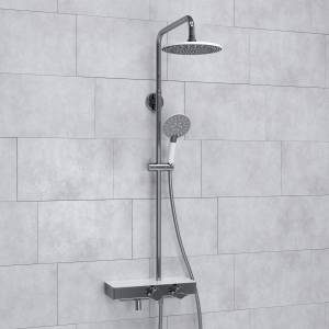 Душевой комплект Wasserkraft A113.067.058.CH Thermo с термостатическим смесителем, хром