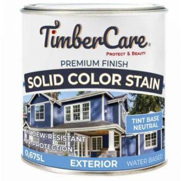 Покрытие суперстойкое кроющее TimberCare Solid Color Stain Прозрачный/Clear base 0.675 л