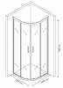 Душевой уголок Berges Wasserhaus Solo R 061120 100x100 прозрачное стекло 5мм, профиль хром фото 3