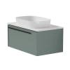 Тумба с раковиной La Fenice Elba Grigio NFNC-01-ELB-G-80-3-M-GG серо-зеленая матовая, 80 см