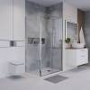 Душевой уголок Niagara Nova NG-64-12A-A90-34 профиль хром, стекло прозрачное, 120x90x195 фото 3