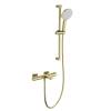 Смеситель для ванны Wonzon & Woghand WW-C2021-A-BG термостатический, с душевым гарнитуром, брашированное золото
