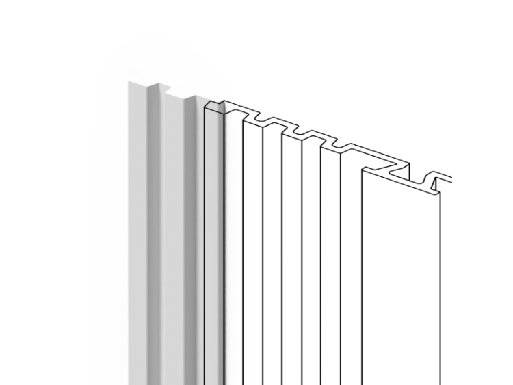 Финишный молдинг Hiwood LF201A NP 270x1.1x4.65