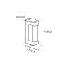 Уличный настенный светильник Escada 30006Led 30006W/01Led фото 2