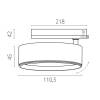 Трековый светодиодный светильник Lightstar Alta Pro A5637TRIAC фото 4